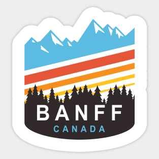 Banff Canada Sticker